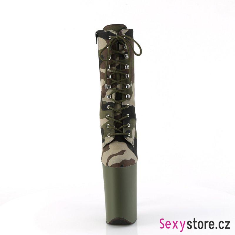 Extrém vysoké podpatky INF1020CAMO/GRN/DOL