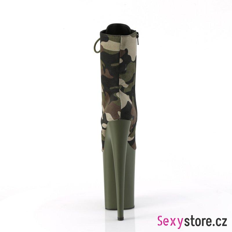 Extrém vysoké podpatky INF1020CAMO/GRN/DOL