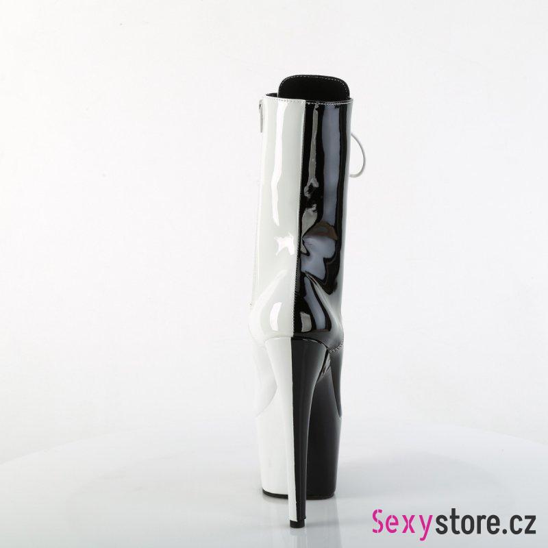 Pole dance boty ADO1040TT/B-W/M