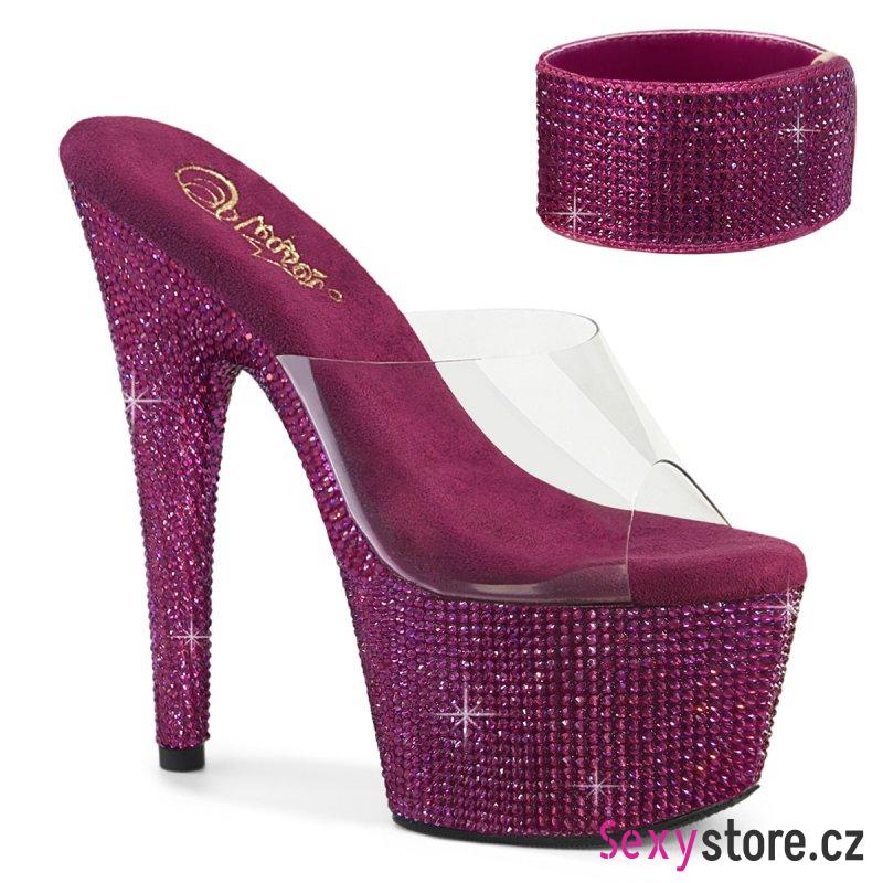 BEJEWELED-712RS BEJ712RS/C/FSRS luxusní boty Pleaser